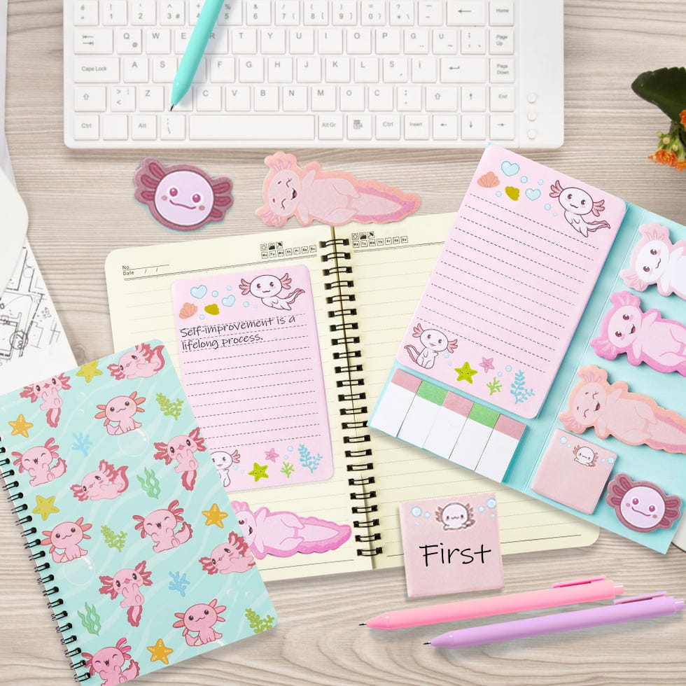 Axolotl Stationery Set