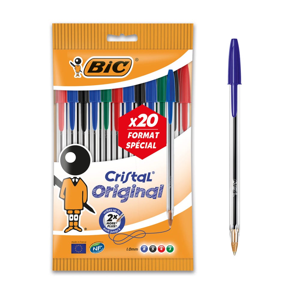 Pack de 20 bolígrafos Cristal Original