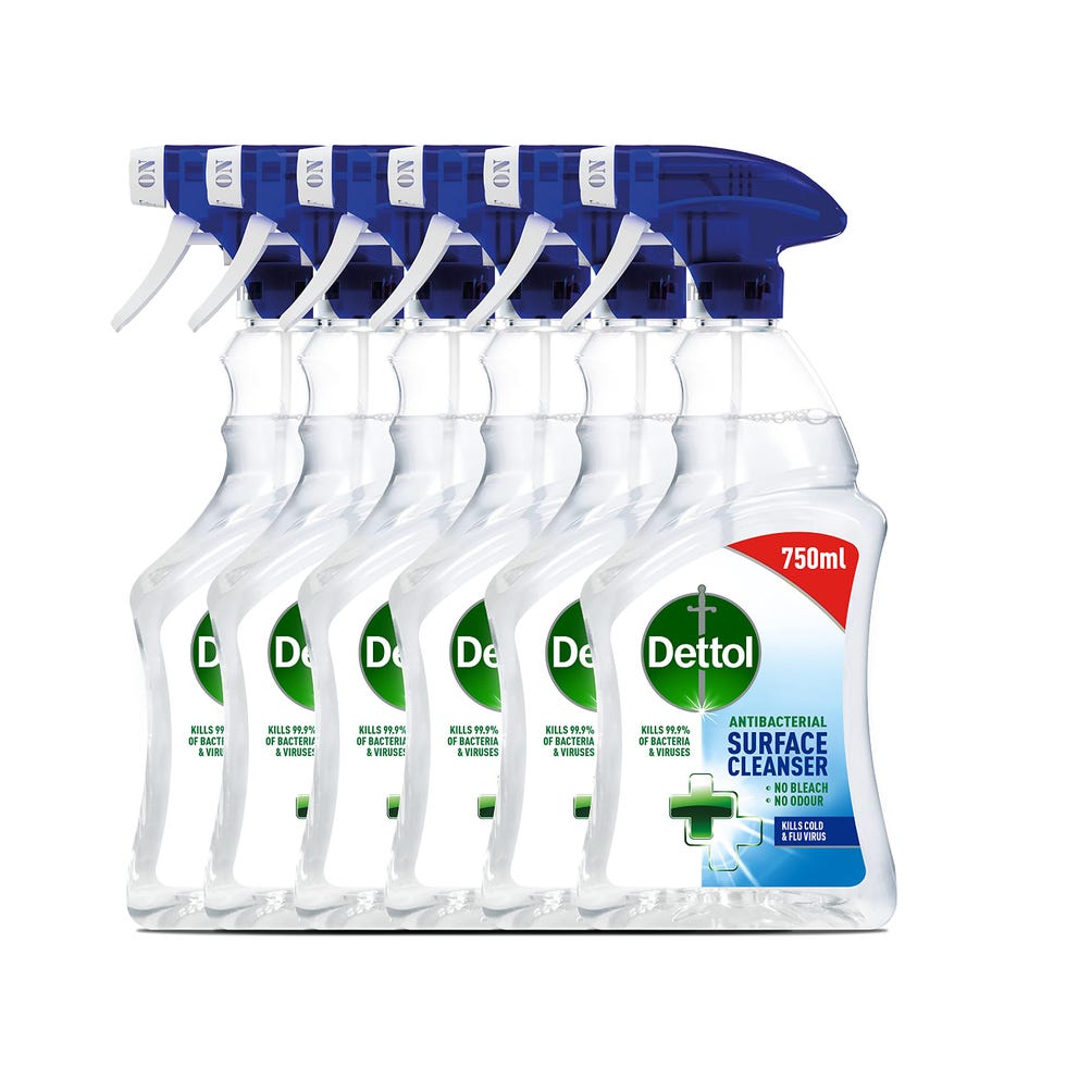Dettol Antibacterial Disinfectant Surface Cleaner, Pack of 6