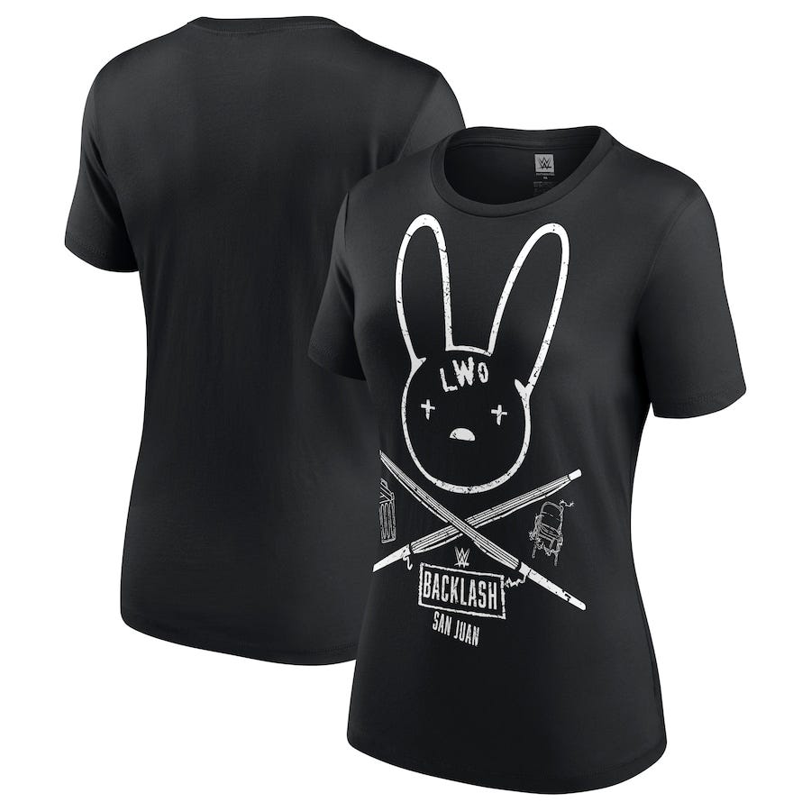 Black Bad Bunny Kendo Sticks T-Shirt