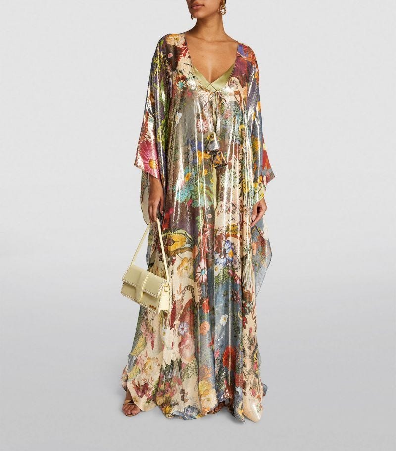 Silk Floral Adora Robe