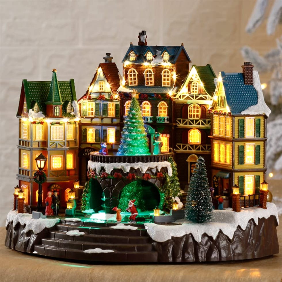 Musical Christmas Village Set 