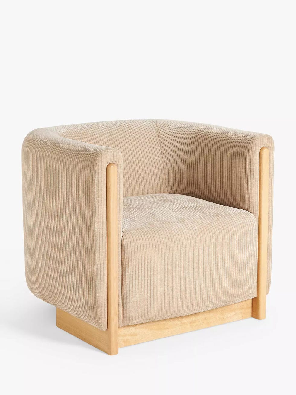John Lewis ANYDAY Vila Tub Corduroy Armchair