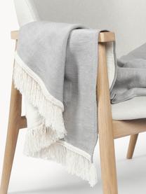 coperta in cotone con finitura a frange, Alya
