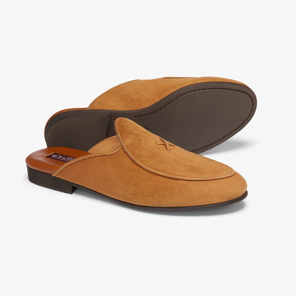 Cognac Suede Milano Mule