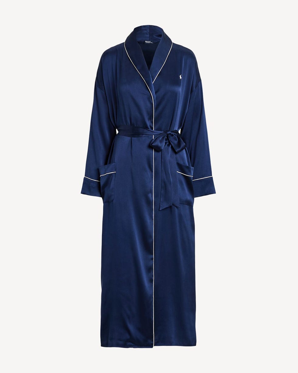 Stretch Silk Bath Robe