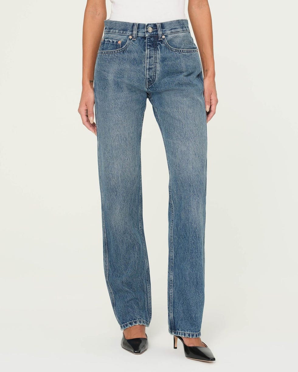 Romie Straight Mid Rise Jeans