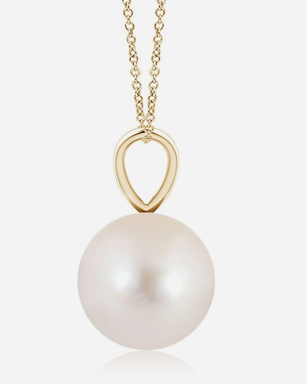 Freshwater Pearl Solitaire V-Bale Pendant