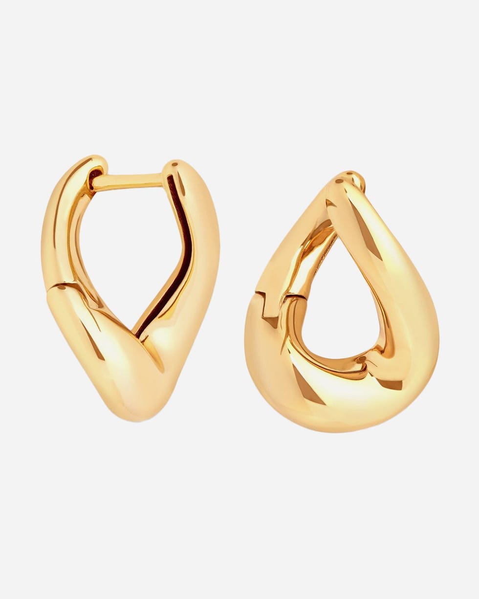 Molten Hoops in Gold