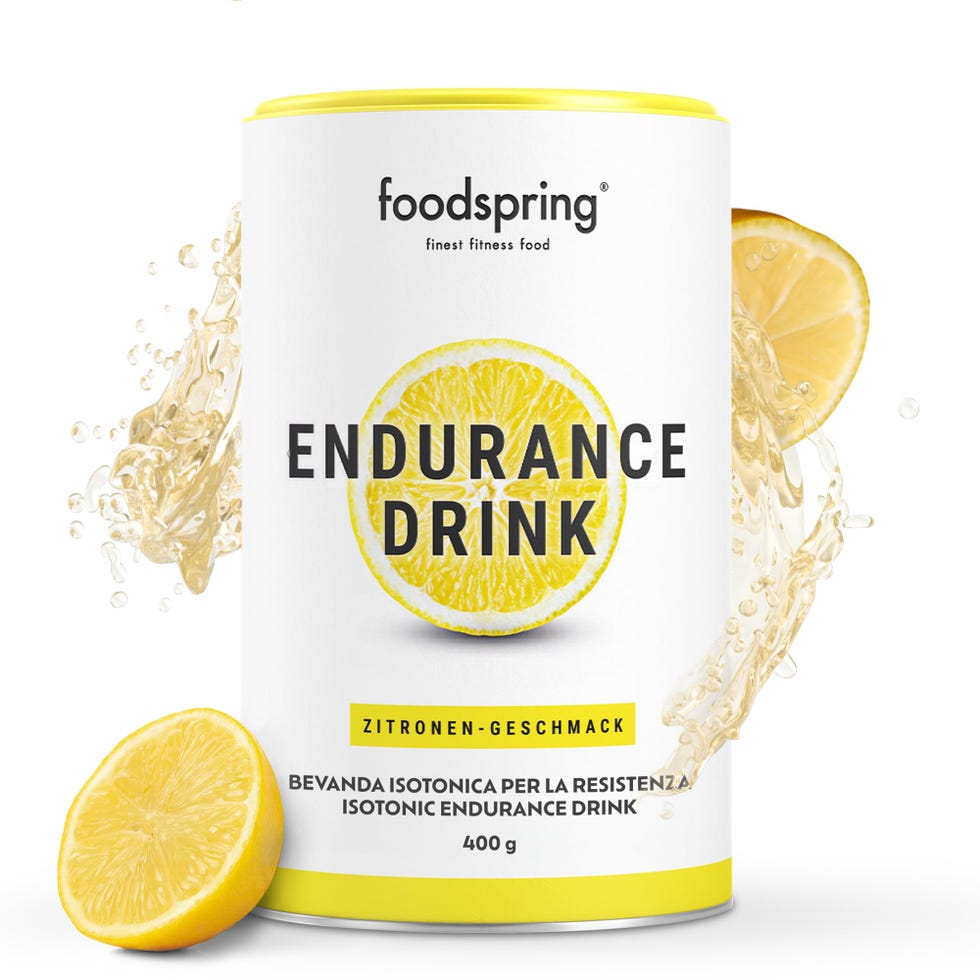 foodspring - Endurance Drink Elettroliti in polvere 400 miscela gusto limone - Idratazione in polvere per sport, resistenza & energia - Bevanda elettrolitica isotonica in polvere con minerali