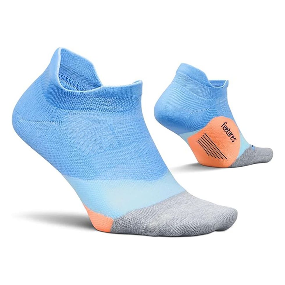 Elite Light Cushion No-Show Running Socks