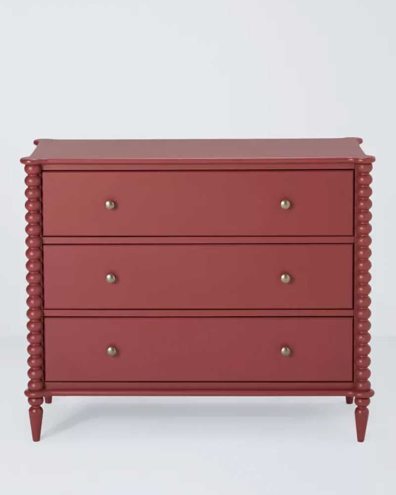 Bobbin 3 Drawer Chest