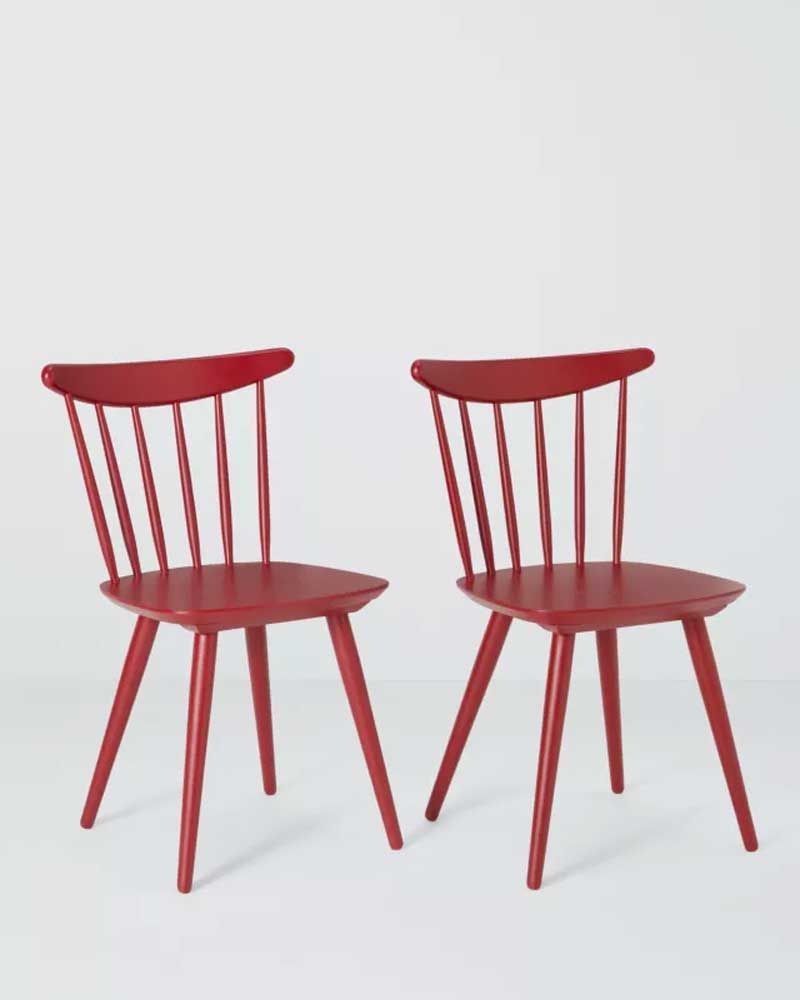 Spindle Dining Chair, Set of 2, FSC-Certified (Beech Wood)