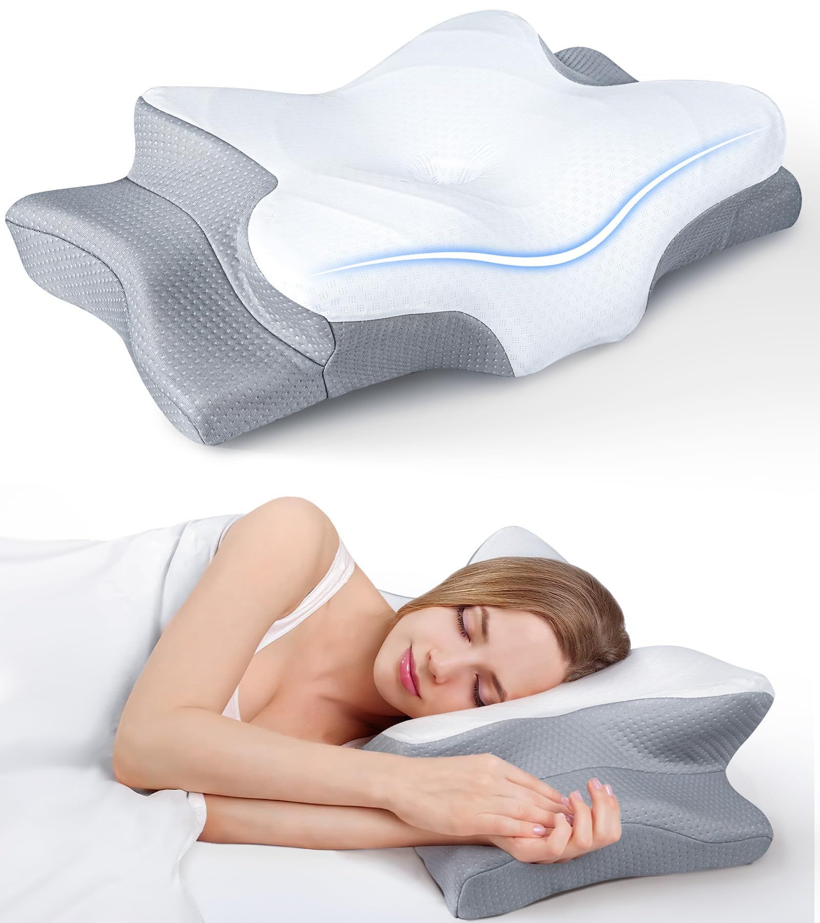 Cervical pain relief pillow hotsell