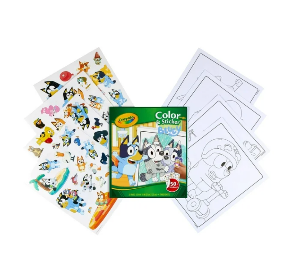 Bluey Color & Sticker Activity Set