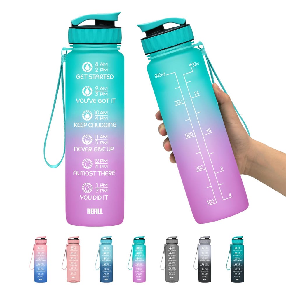 32oz Motivational Water Bottle 