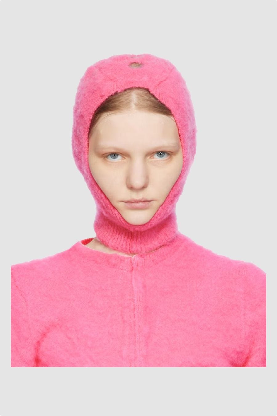 Pink Cutout Balaclava