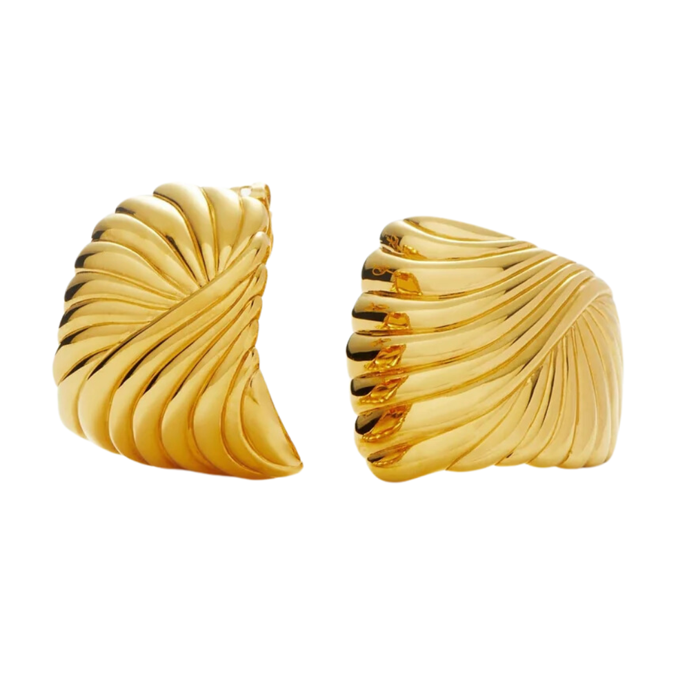 Ripple Stud Earrings