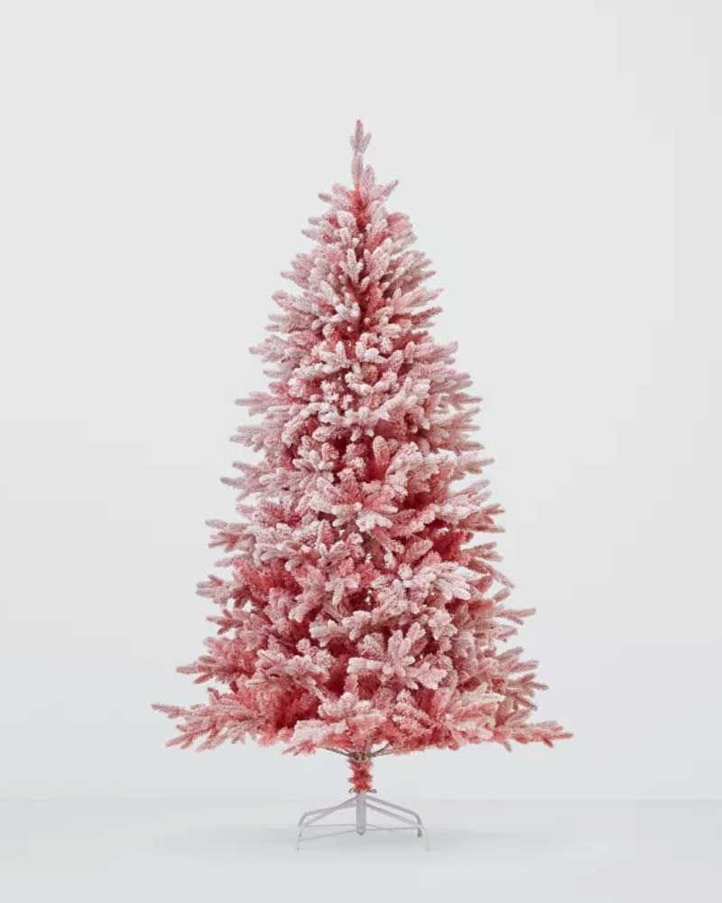 Pink Mix Unlit Christmas Tree, 7ft