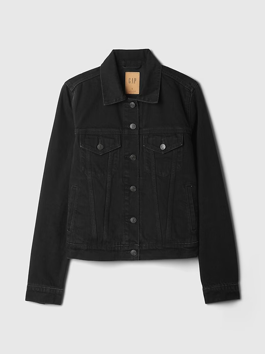 Section 8 Denim factory Jacket Hang In Their Black Size L