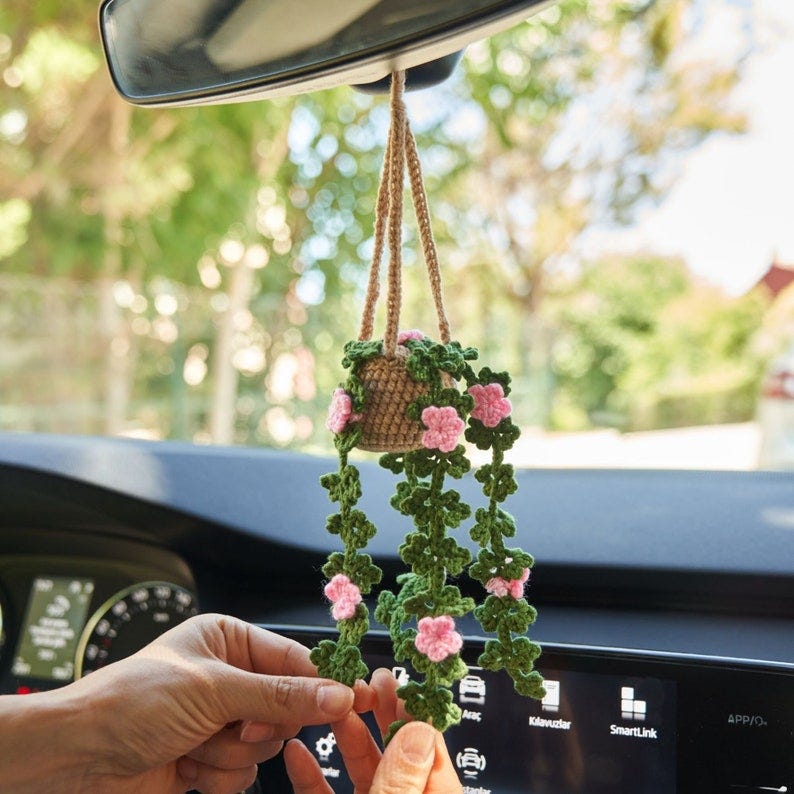 Crochet Hanging Car Accessory 