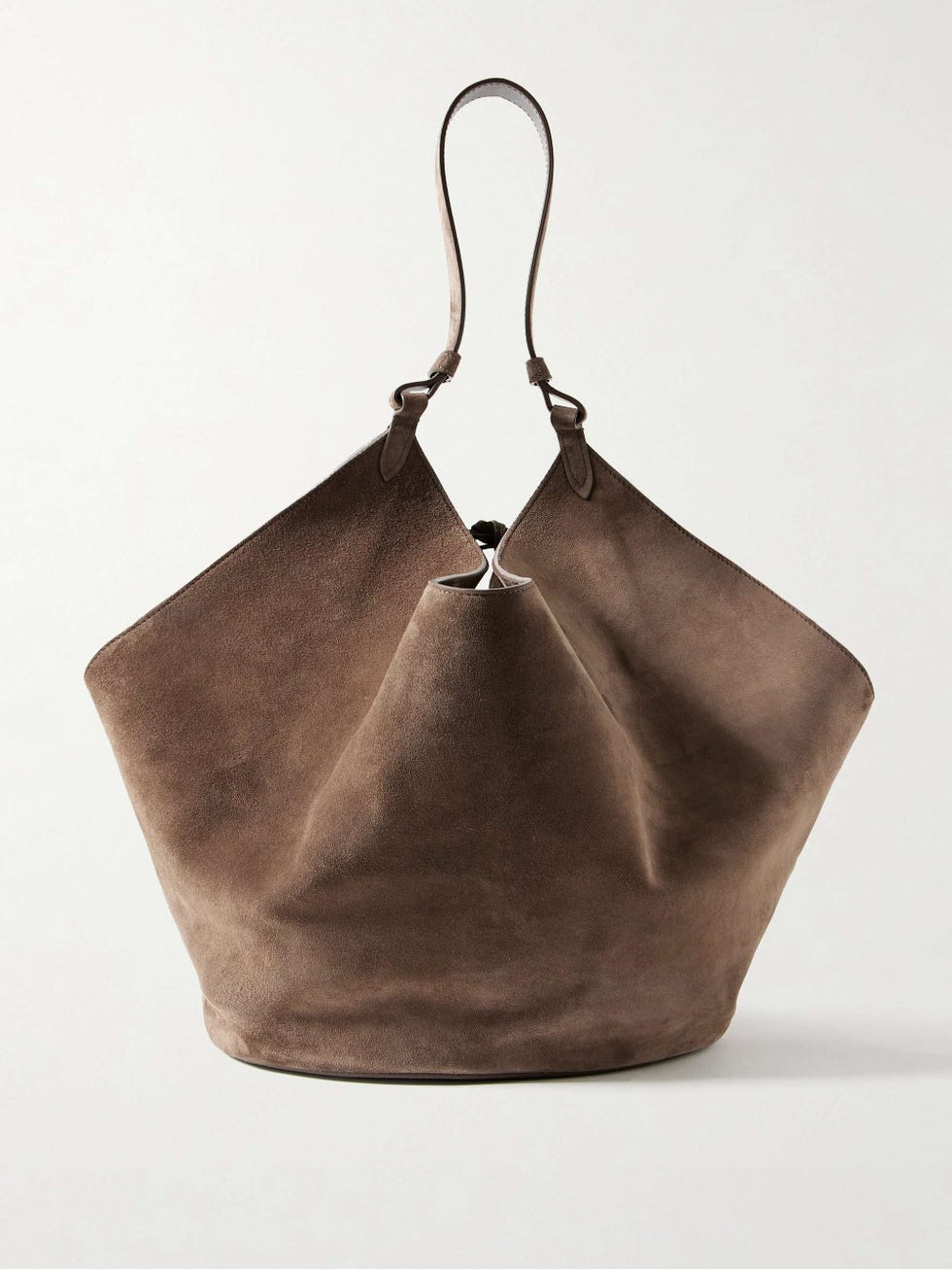 Lotus Medium Suede Tote