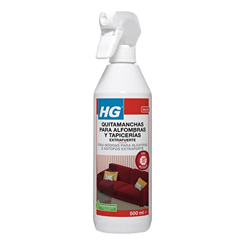 Spray antimanchas extrafuerte, Limpiador de Alfombras y Tapicería Extra Fuerte, Elimina las Marcas Más Resistentes, Quitamanchas Eficaz Para Casi Todo Tipo de Telas