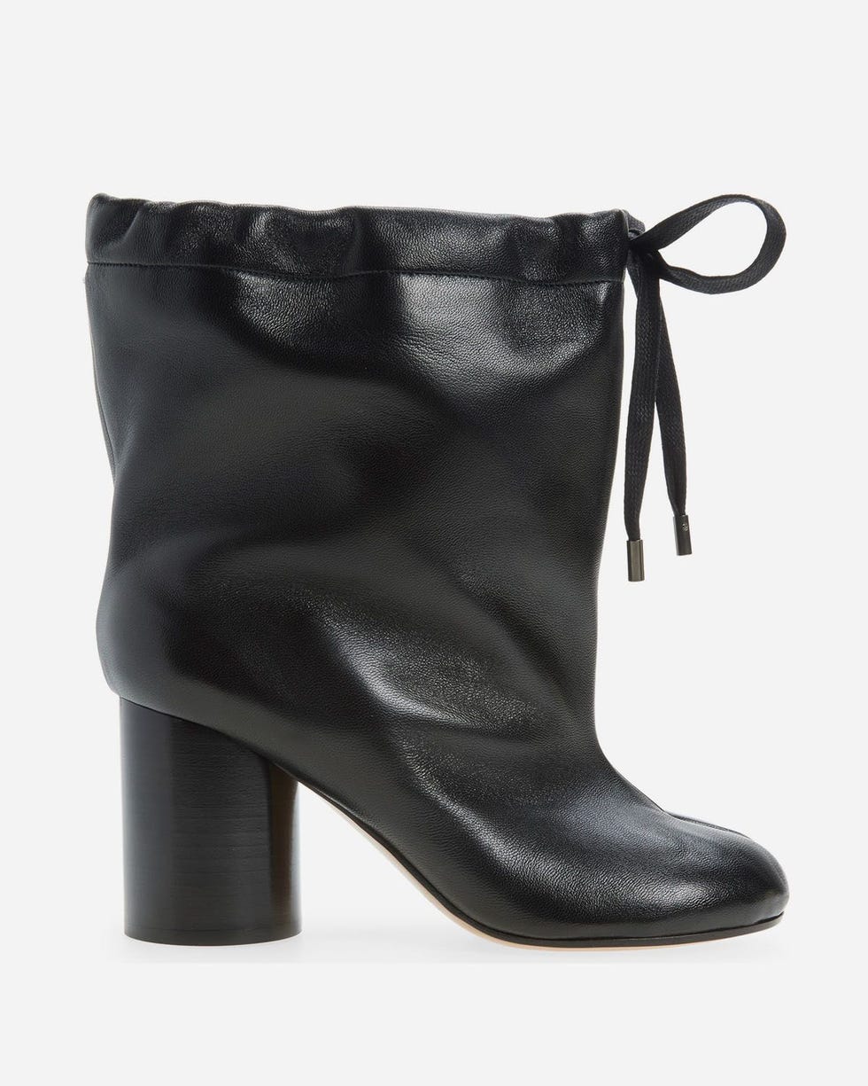 Drawstring Tabi Bootie