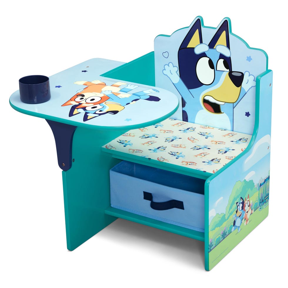 Bluey Chair Desk with Storage Bin