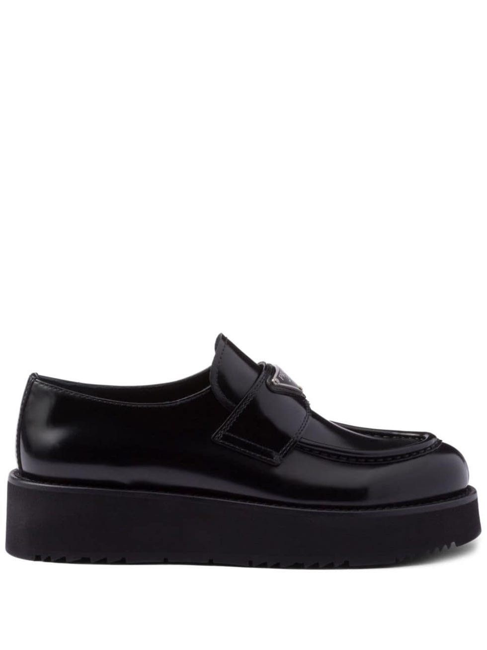 Flatform Leather Loafers