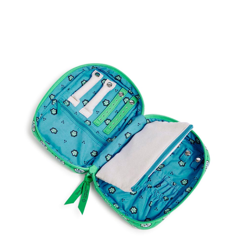 Cotton Zip-around Jewelry Case