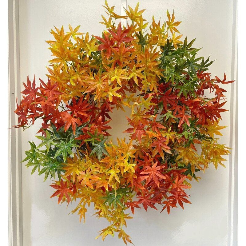 Faux Fall Wreath