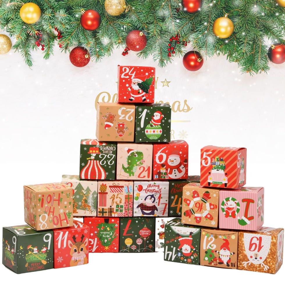 24 Cajas de Calendario de Adviento DIY