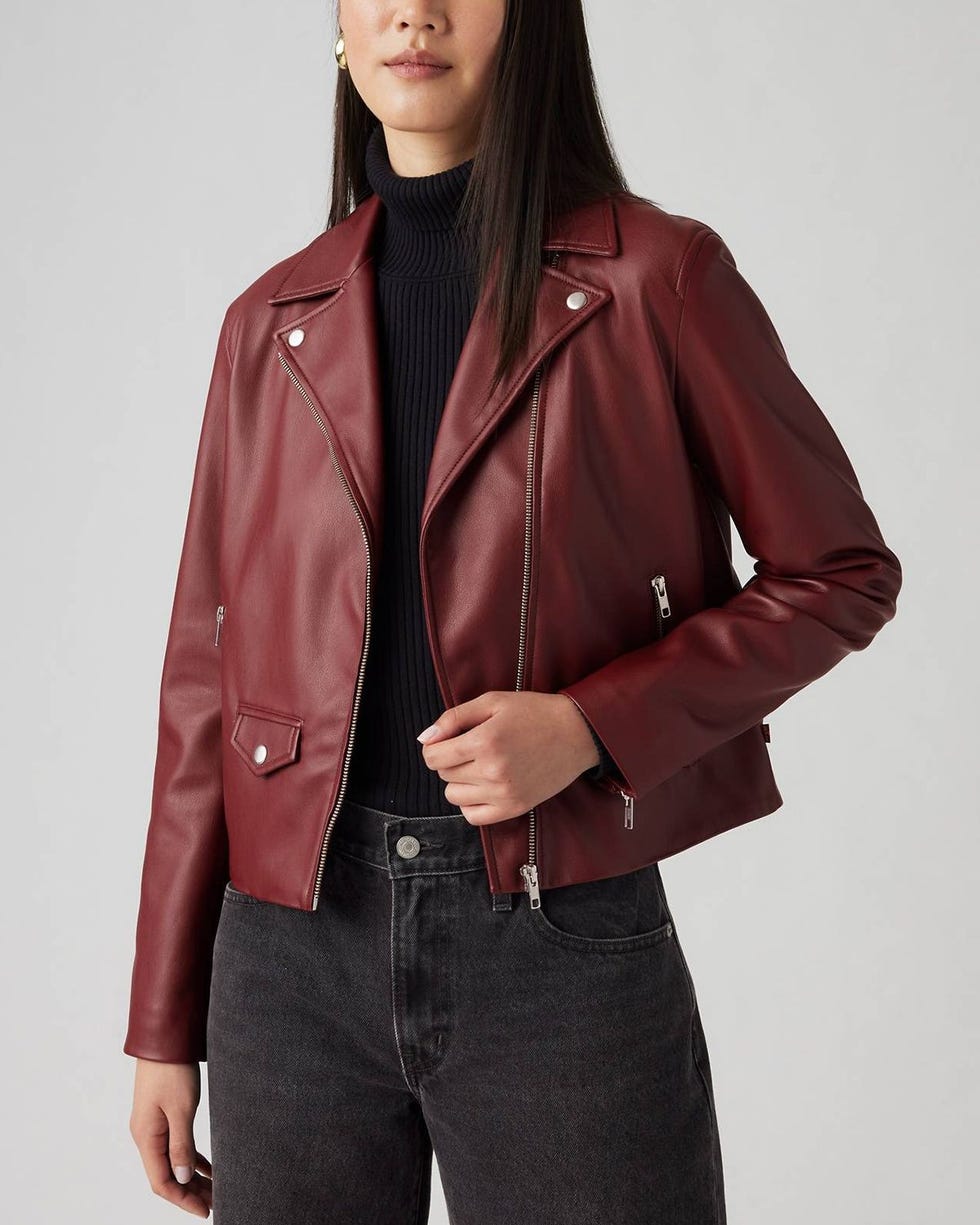 Lelou Shrunken Moto Jacket