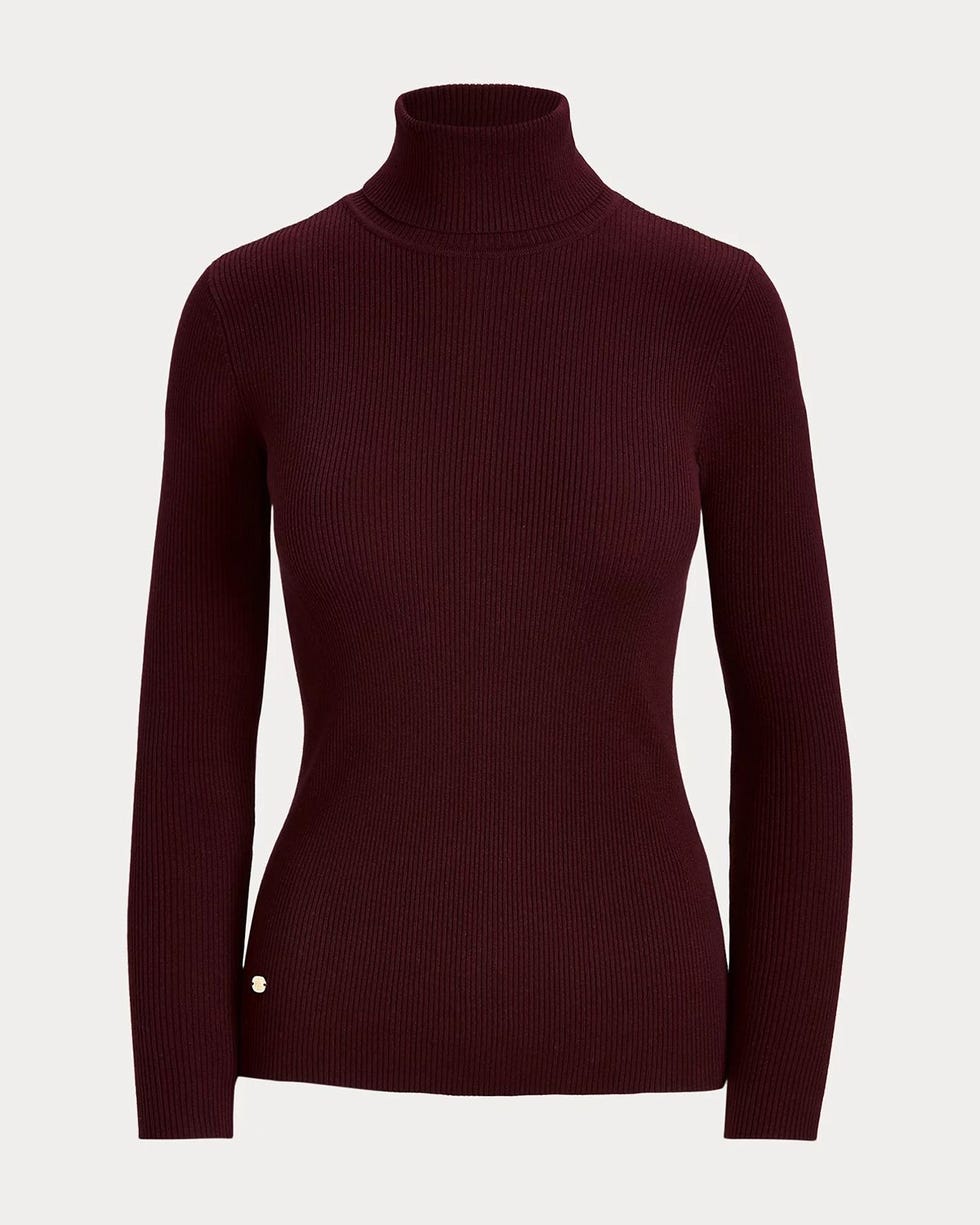 Ribbed Turtleneck Sweater