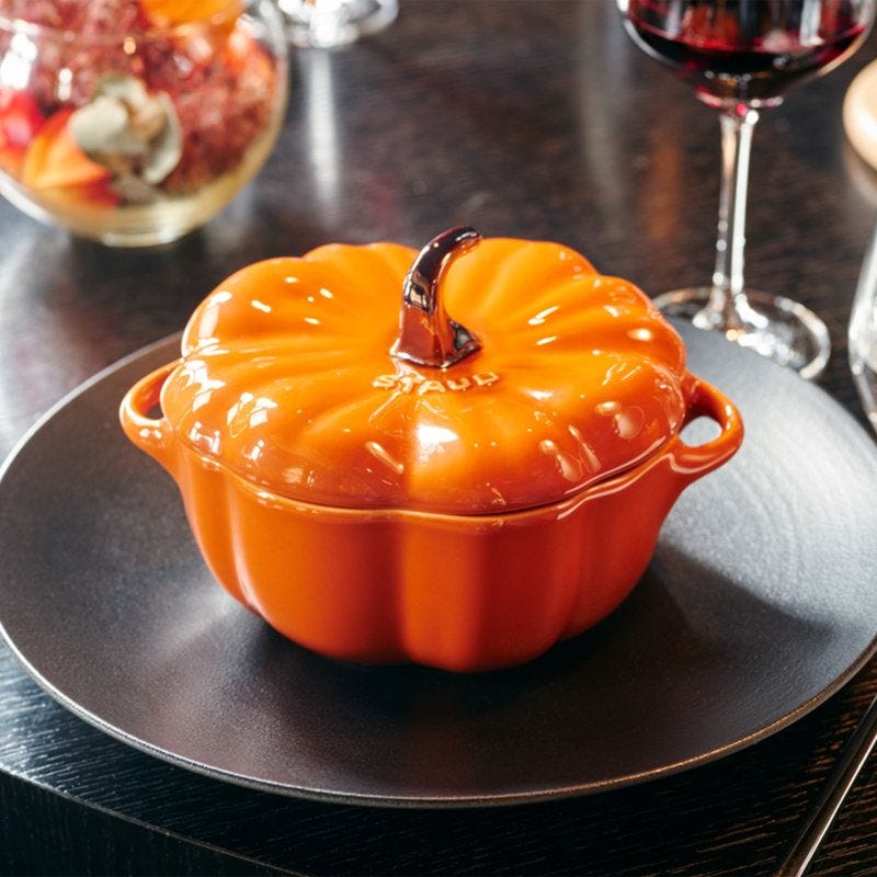 Ceramic Pumpkin Cocotte