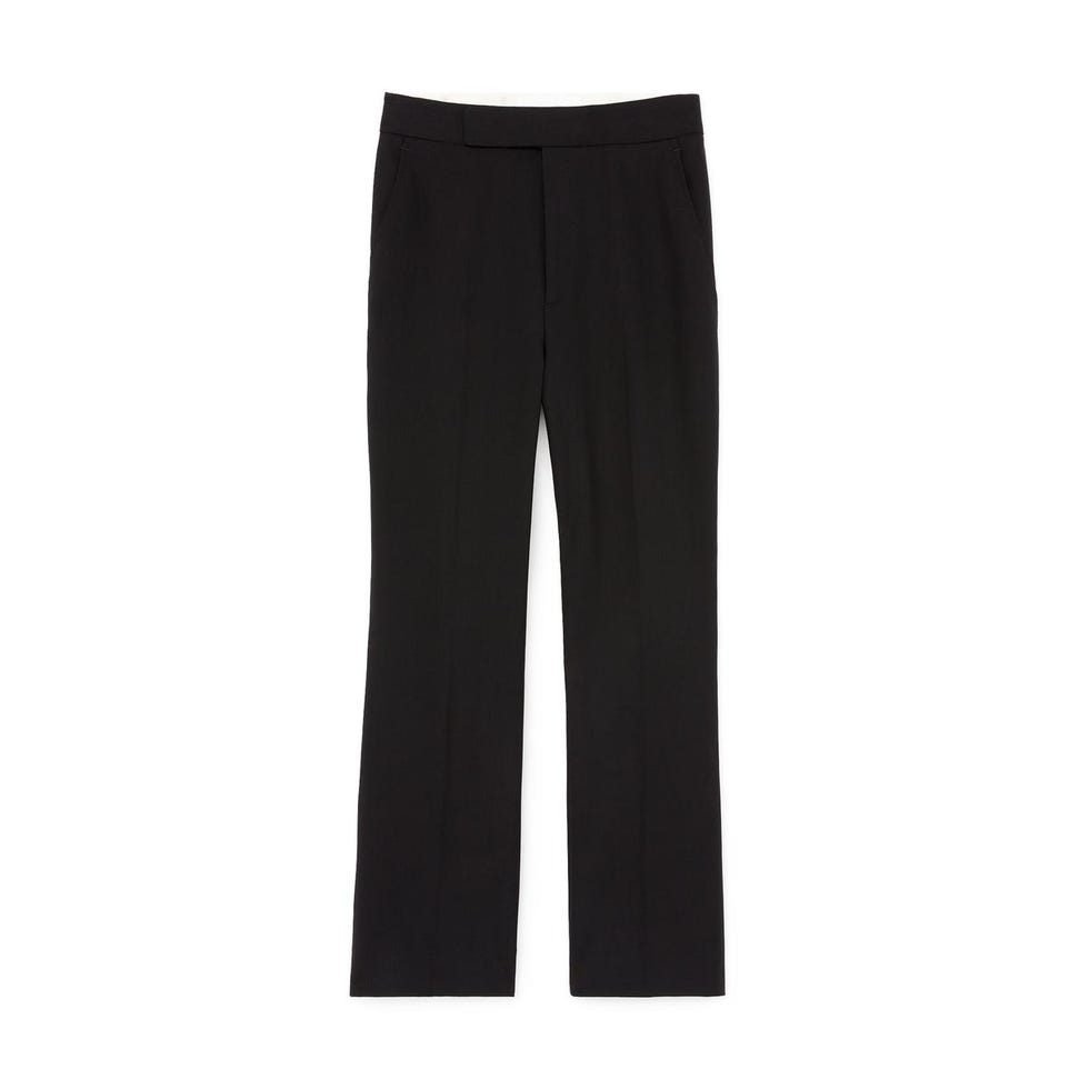 High-Waisted Cropped Trousers