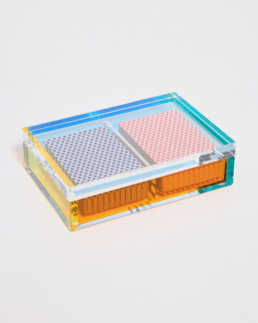 Lucite Card Box Set