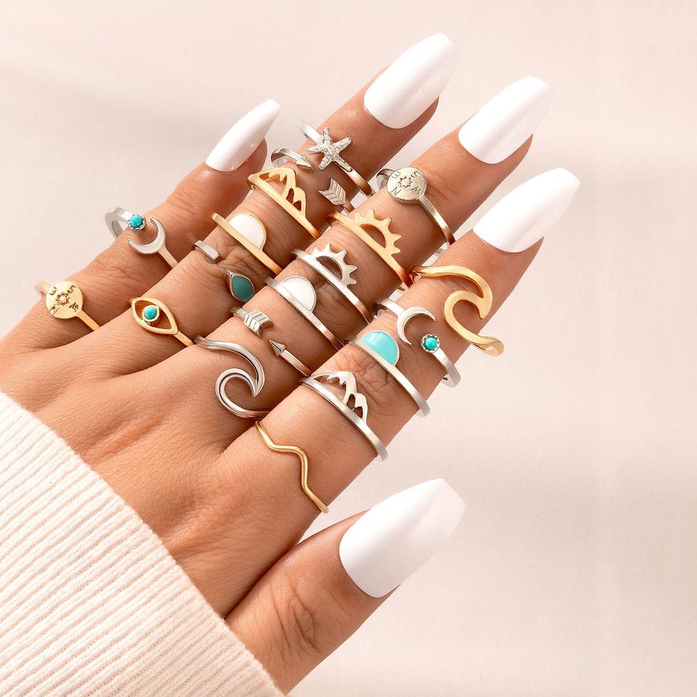 Boho Stackable Rings Set