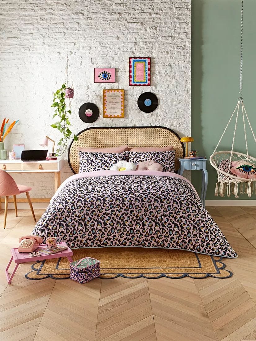 Leopard Coverless Duvet & Pillowcase Set