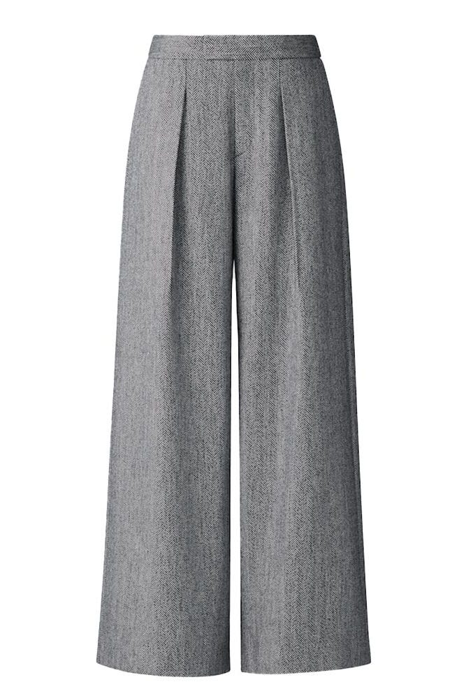 Pleated Wide Pants Pleated Wide Pants