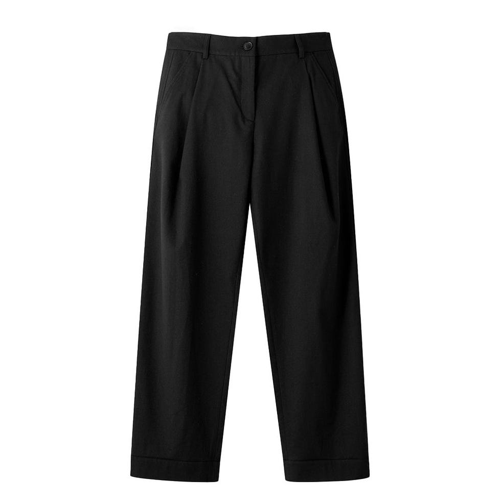 Elasticated Waist Relaxed Tapered Pants