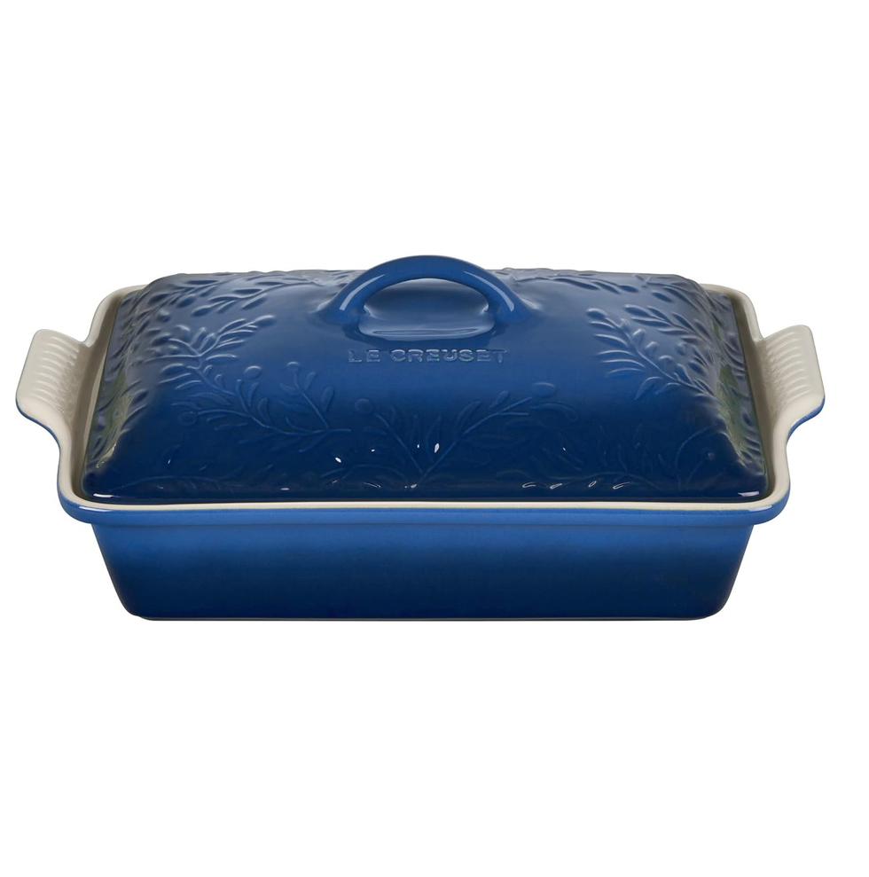 Olive Branch Stoneware Rectangular Casserole