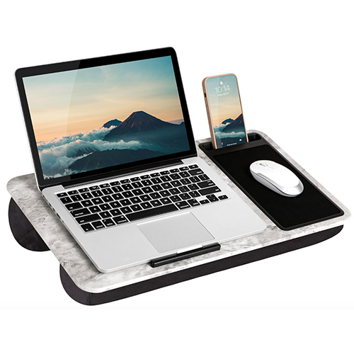 Home Office Lap Desk with Device Shelf