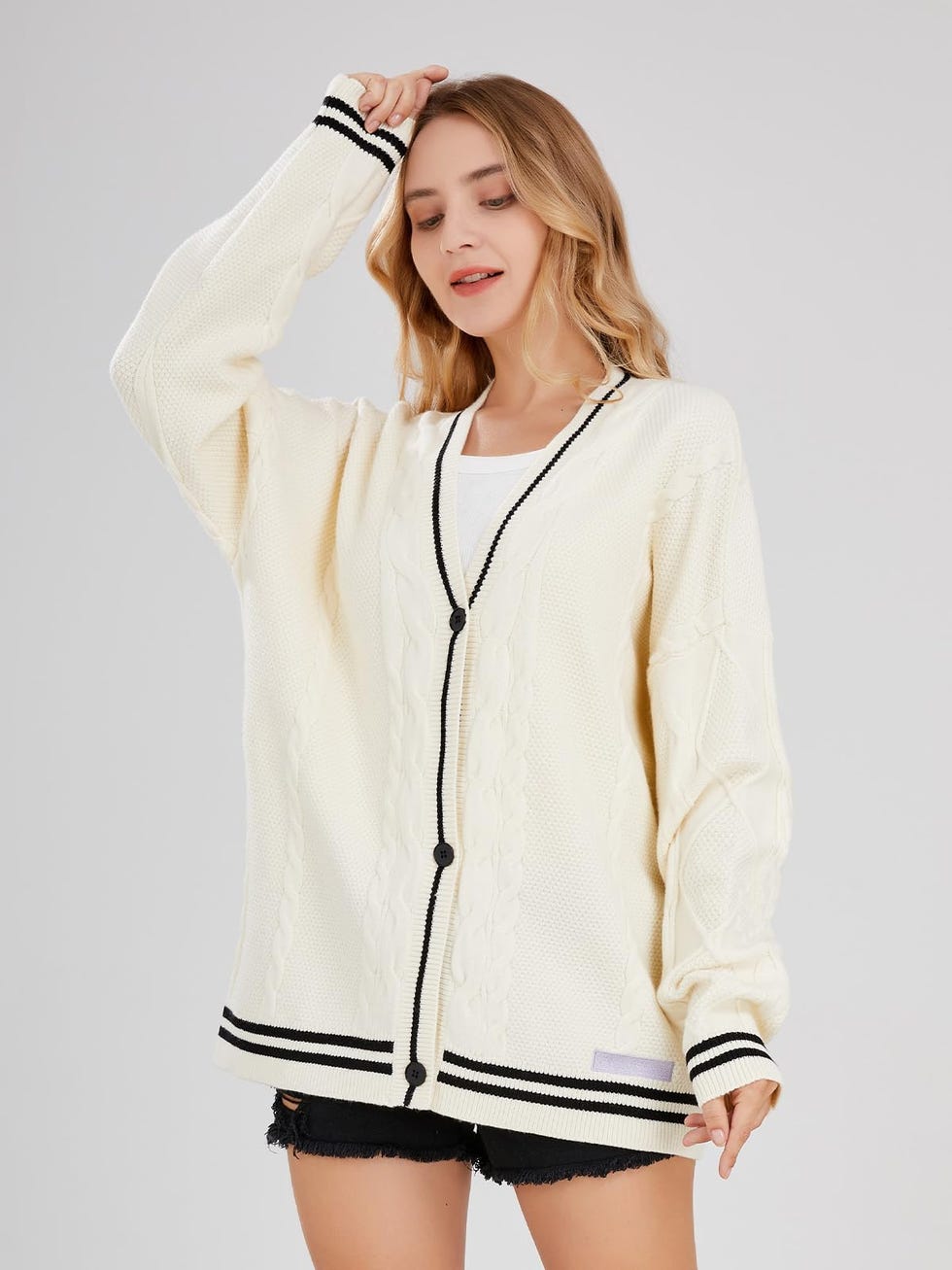 Oversized Knit Cardigan