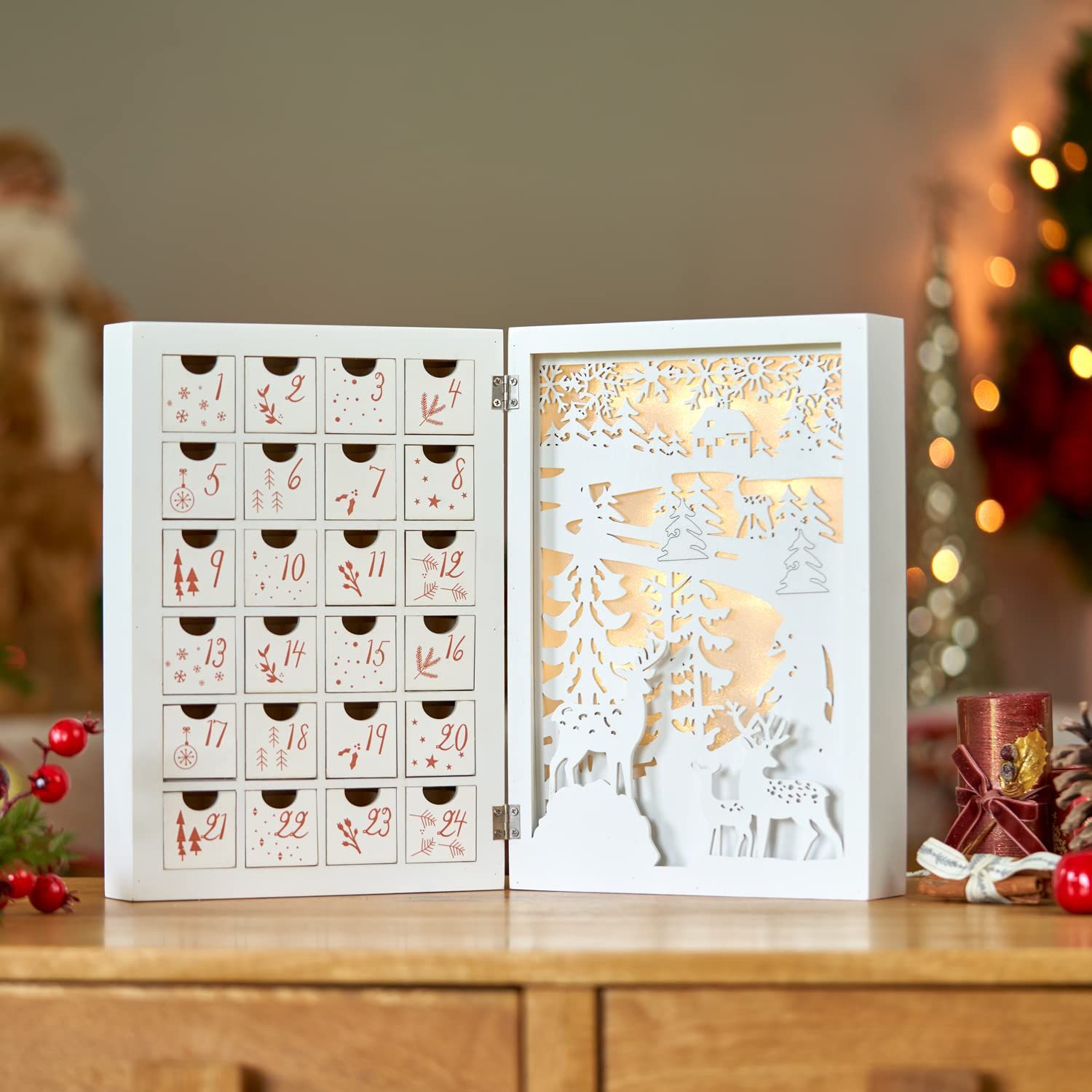 Christmas Advent Calendar for deals 31 days Fill out your Advent Calendar Wooden Advent Calendar