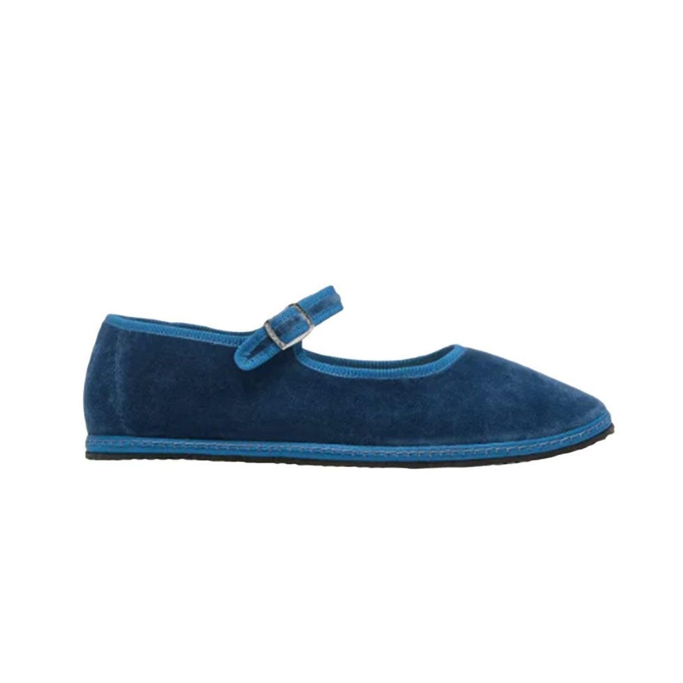 Velvet Mary Jane Ballerina Flats Velvet Mary Jane Ballerina Flats