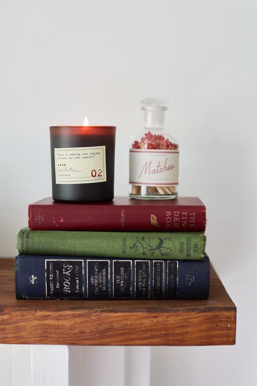 Jane Austen Library Candle