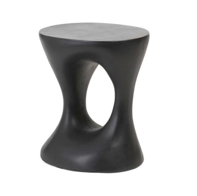Cutout Abstract Concrete Accent Table Cutout Abstract Concrete Accent Table
