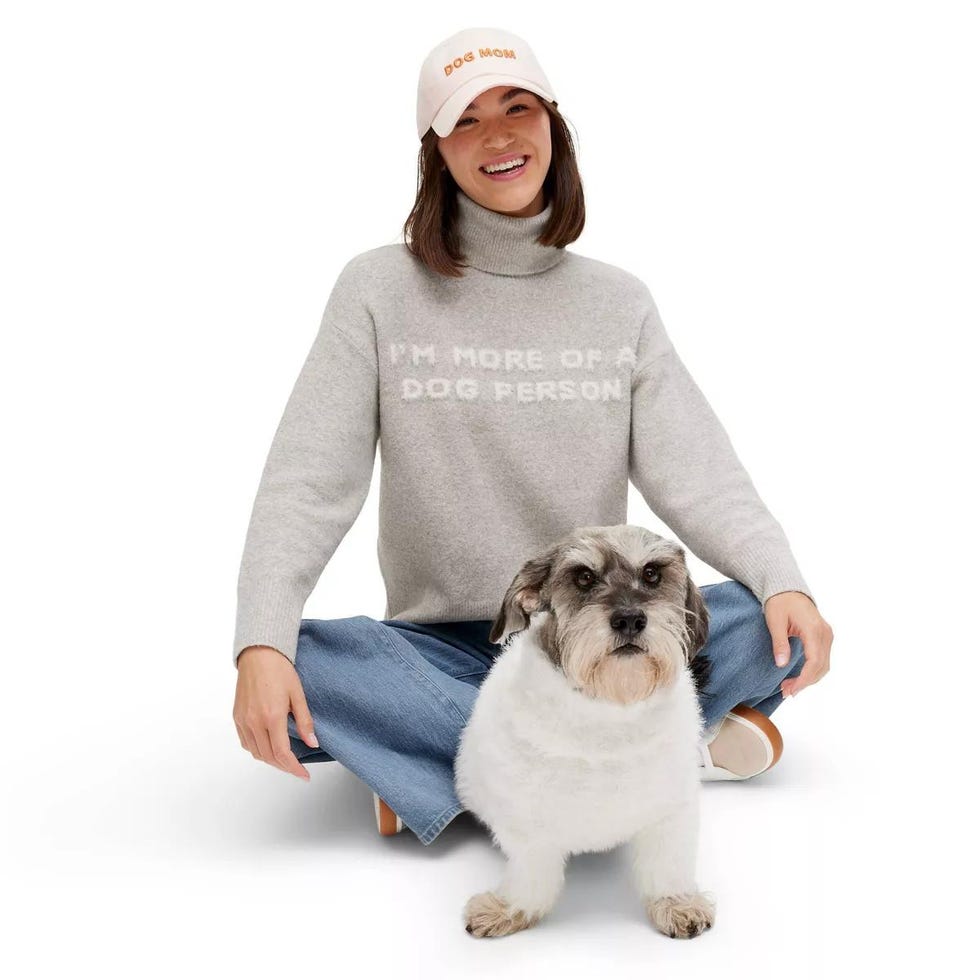 "I'm more of a dog person" Turtleneck sweater